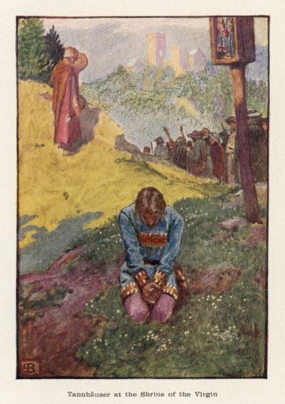 Tannhauser al Santuario della Vergine da John Byam Liston Shaw
